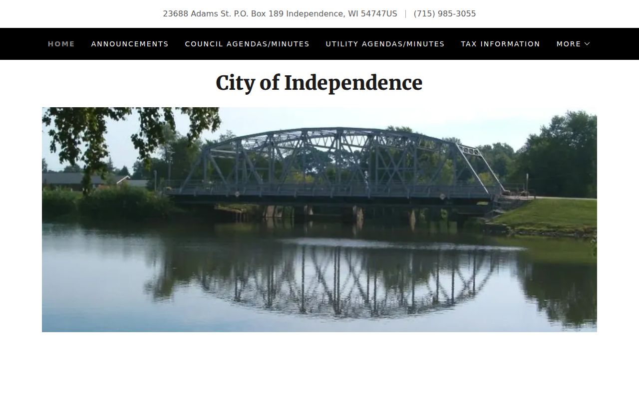 Independence court records contact on the official city page